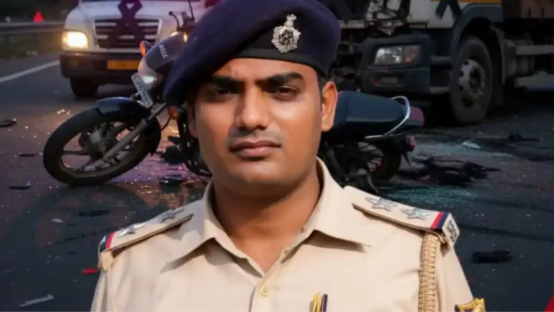 बड़ा हादसा: क्राइम मीटिंग में जा रहे सब-इंस्पेक्टर मनु कुमार की सड़क दुर्घटना में मौत, पुलिस महकमे में शोक