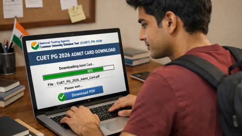 CUET PG 2026 के एडमिट कार्ड जारी, इस डारेक्ट लिंक से करें डाउनलोड