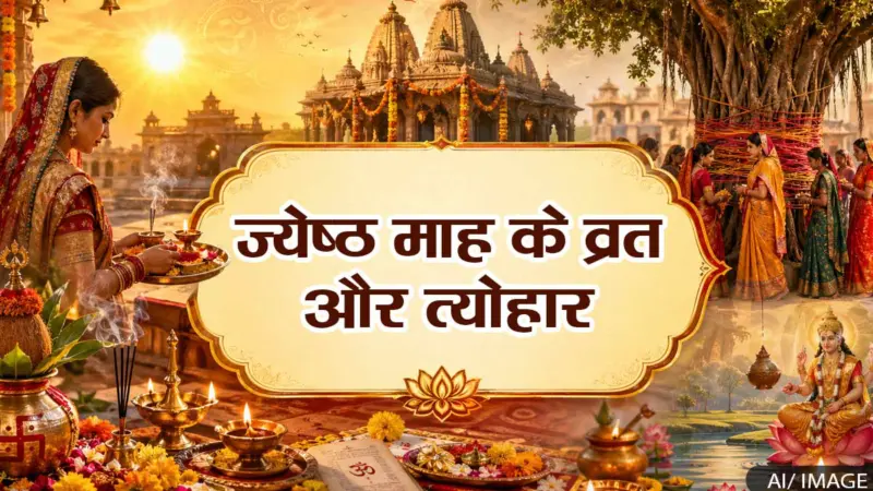 Jyeshtha month festivals 2026: ज्येष्ठ माह के व्रत एवं त्योहार की लिस्ट