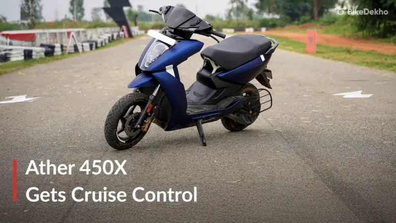 Ather Adds Cruise Control To The 450X Line-Up