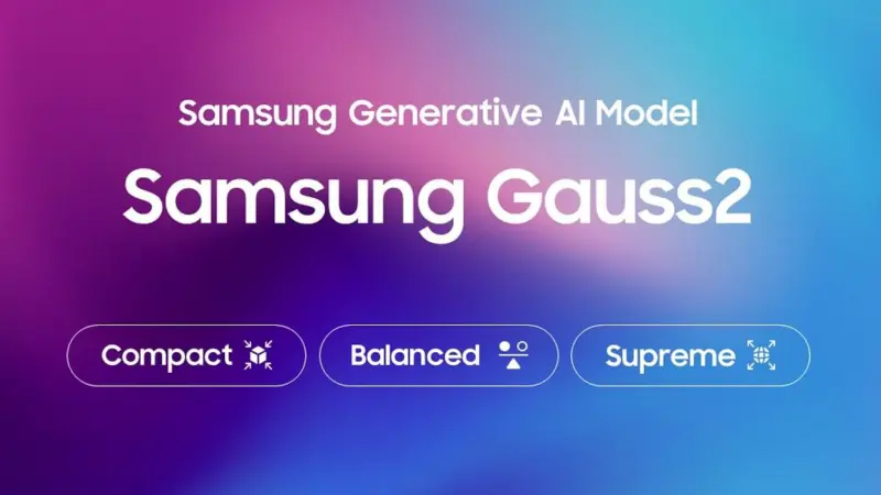 Samsung unveils multimodal generative Artificial Intelligence model Gauss2