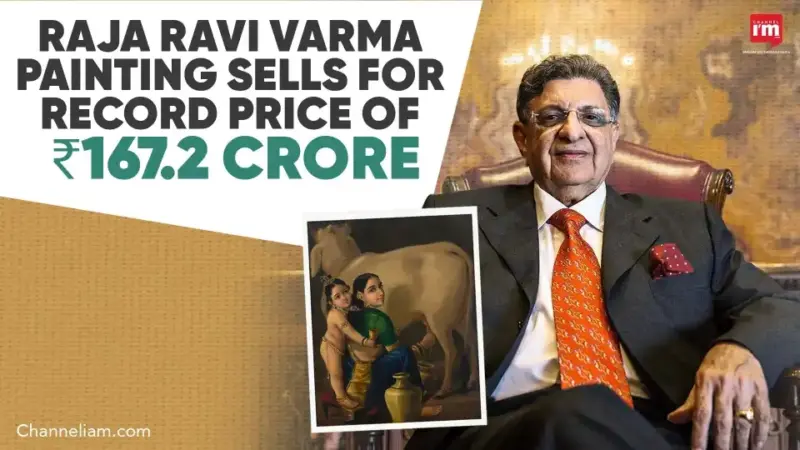 Raja Ravi Varma Painting Sells for ₹167.2 Crore