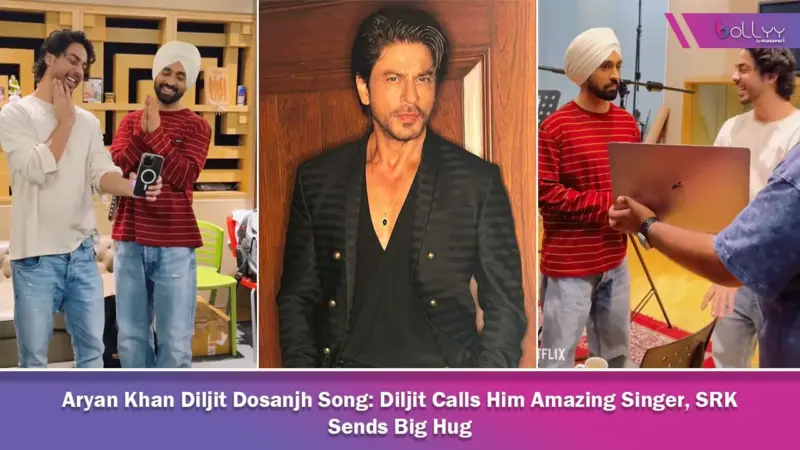 Aryan Khan Diljit Dosanjh Song: Diljit Calls Him Amazing Singer, SRK Sends Big Hug