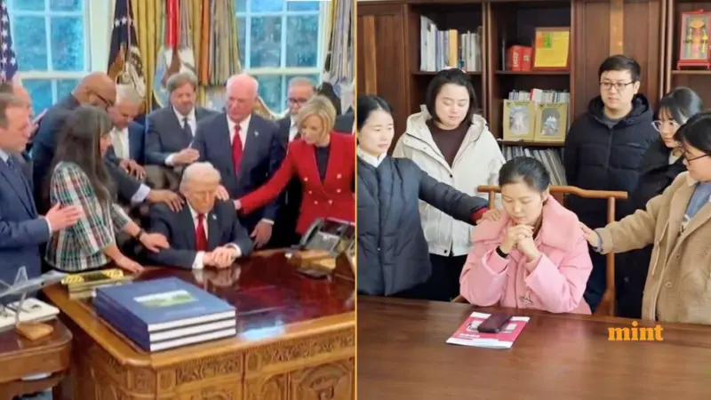 China mocks Donald Trump: US president's group prayer at White House turns viral joke, 'The world is laughing at him'