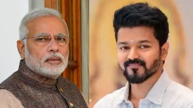 விஜய்க்கு வாழ்த்து தெரிவித்த பிரதமர் நரேந்திர மோடி! திமுக, அதிமுக-வை வீழ்த்திய தவெக தலைவருக்கு டெல்லியில் இருந்து வந்த செய்தி!