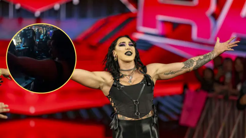 Video: Unseen footage of Rhea Ripley showing her support for top WWE star ahead of his championship match on Raw