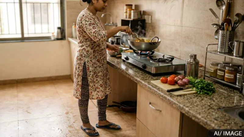 Kitchen Vastu Tips: Is It Right to Wear Footwear While Cooking?