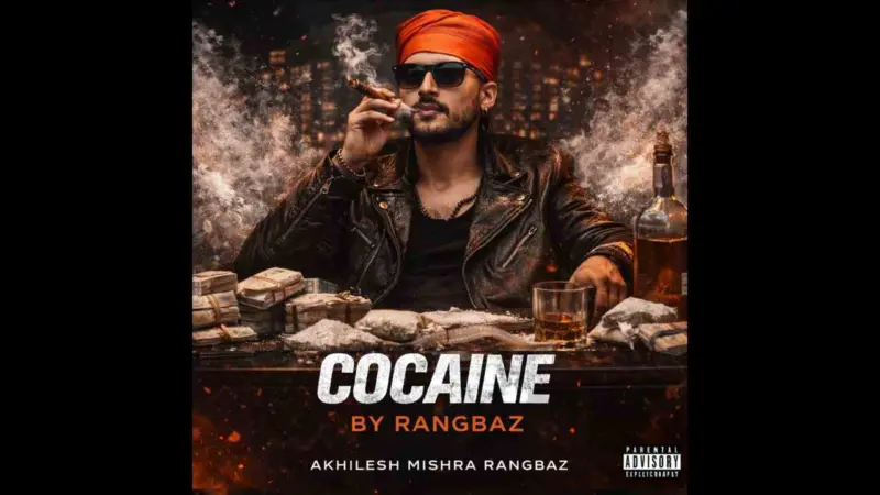Akhilesh Mishra Rangbaz reveals his Bhojpuri hip-hop comeback album “Cocaine,” marking a renewed return to independent music in 2026