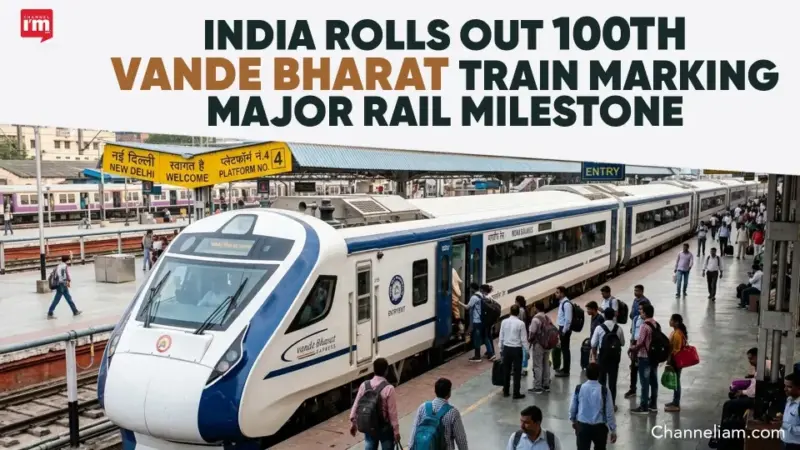 India rolls out 100th Vande Bharat train