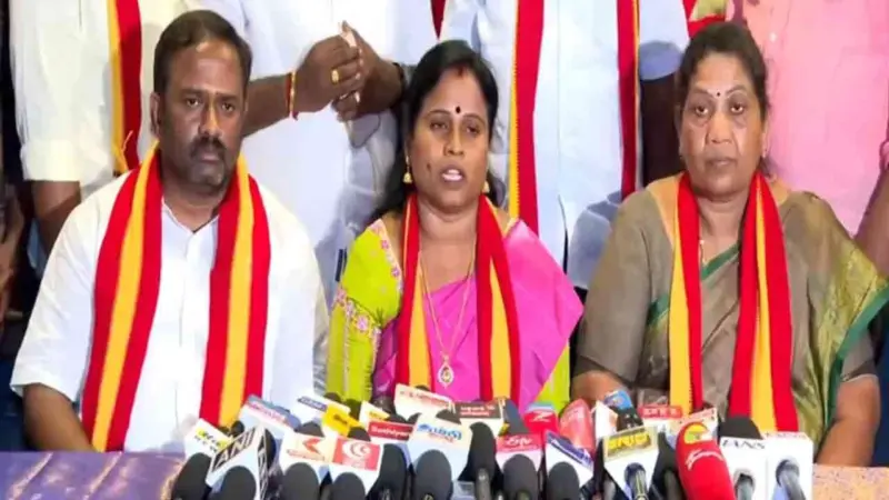 "எதற்காகப் பதவி விலகினோம்?" - மரகதம் குமரவேல் பரபரப்பு பேட்டி!