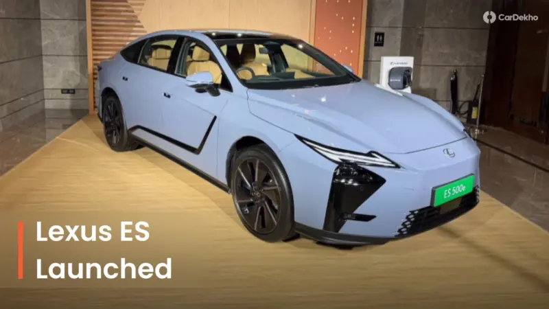 2026 Lexus ES Launched In India At Rs 89.99 Lakh