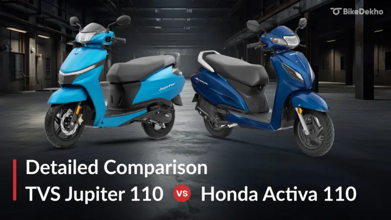 TVS Jupiter 110 vs Honda Activa 110: Detailed Comparison