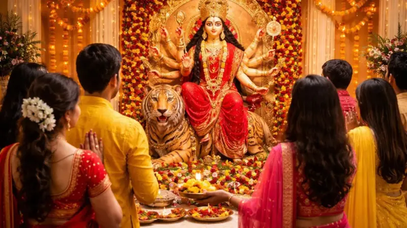 Navratri Day 3: मां चंद्रघंटा को बेहद प्रिय है यह खास रंग! तीसरे दिन पहनें इस रंग के कपड़े, बरसेगी असीम कृपा