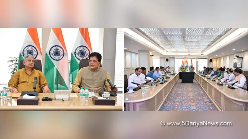 Piyush Goyal and Rajiv Ranjan Singh Hold High-Level Meeting to Accelerate Seafood Sector Growth