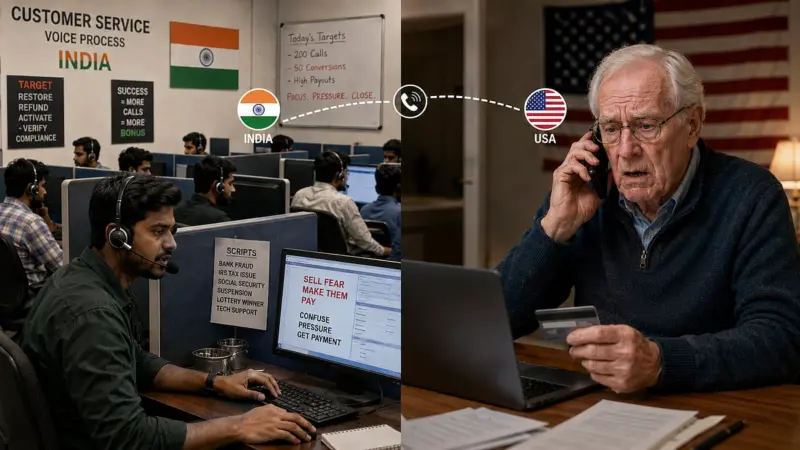 Senior citizens in US duped of 'millions of dollars': FBI shuts down call centre in India