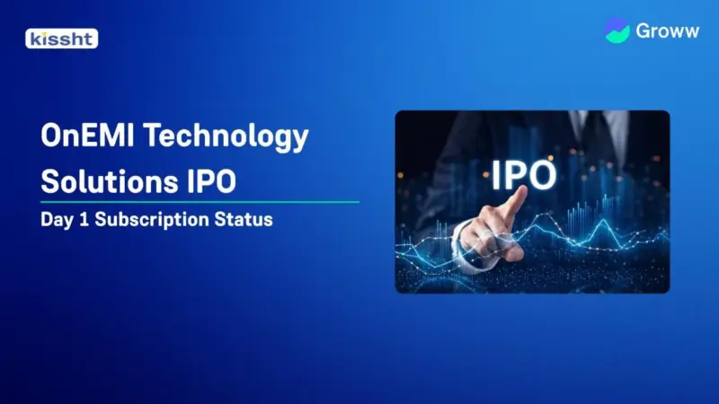 OnEMI Technology Solutions (Kissht) IPO Day 1: Check GMP, Subscription Status & Key Highlights
