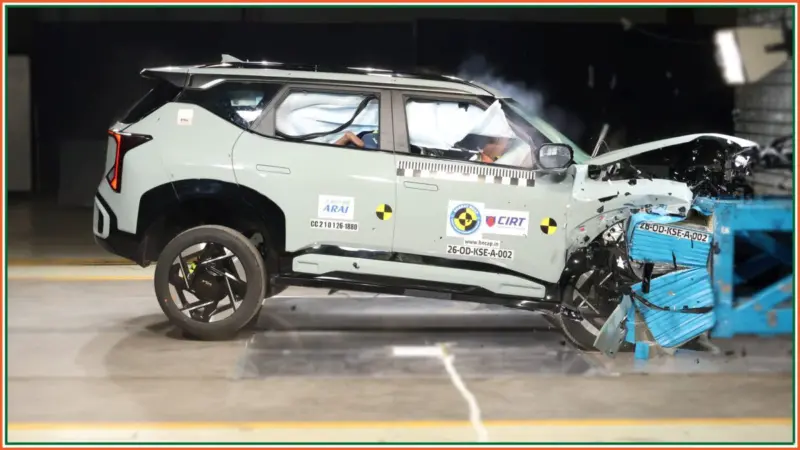 New Kia Seltos Achieves A 5-Star Safety Rating In Bharat NCAP Crash Test