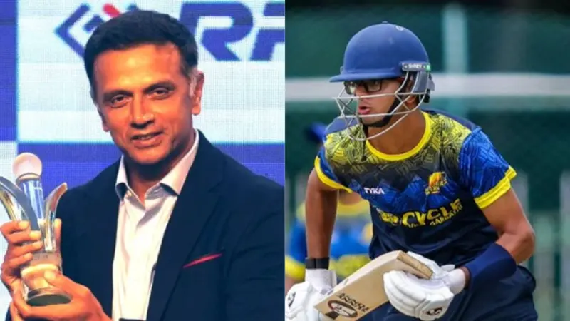 Rahul Dravid's son, Samit Dravid achieves a summit his Father would be proud of!!