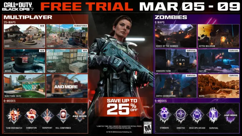 Call Of Duty: Black Ops 7 Is Free This Weekend