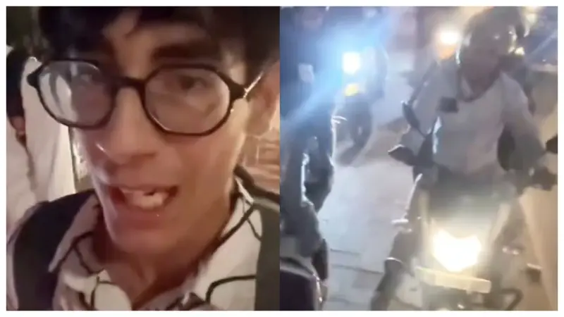 "நடைபாதை என்ன உங்க அப்பன் வீட்டு சொத்தா?". அத்துமீறிய பைக் ஓட்டிகளை அலறவிட்ட பாதசாரி. இணையத்தைக் கலக்கும் வைரல் வீடியோ!