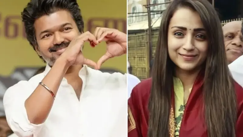 Trisha Krishnan च्या वाढदिवशीच Thalapathy चे ऐतिहासिक यश, TVK प्रमुखाचे अभिनंदन करण्यासाठी निवासस्थानी पोहोचली अभिनेत्री, VIDEO