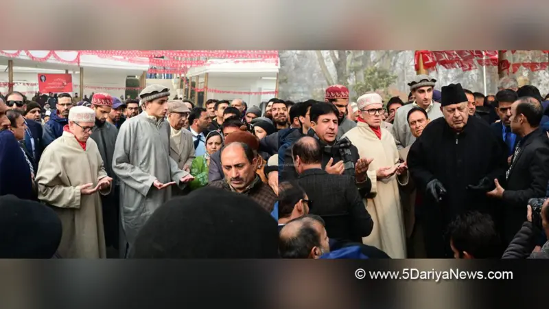 Omar Abdullah pays homage to Sheikh Mohammad Abdullah on his 120th birth anniversary