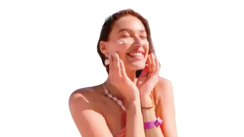 Lightweight face cream for summer