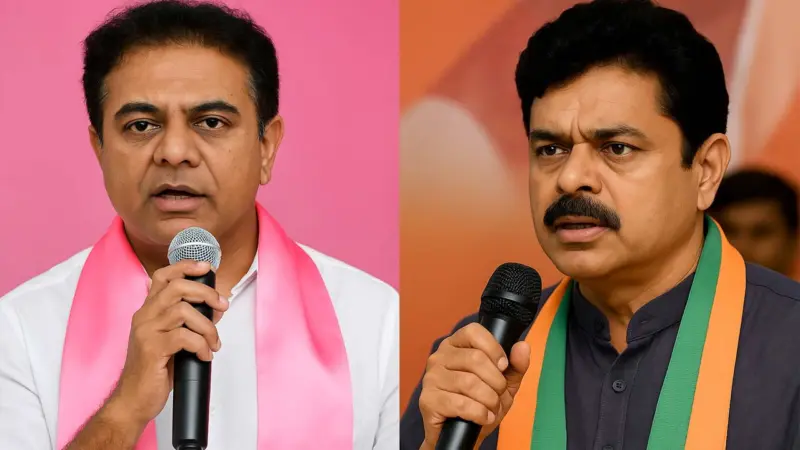బీజేపీలో విలీనం.. కేటీఆర్ సంచలన ప్రకటన