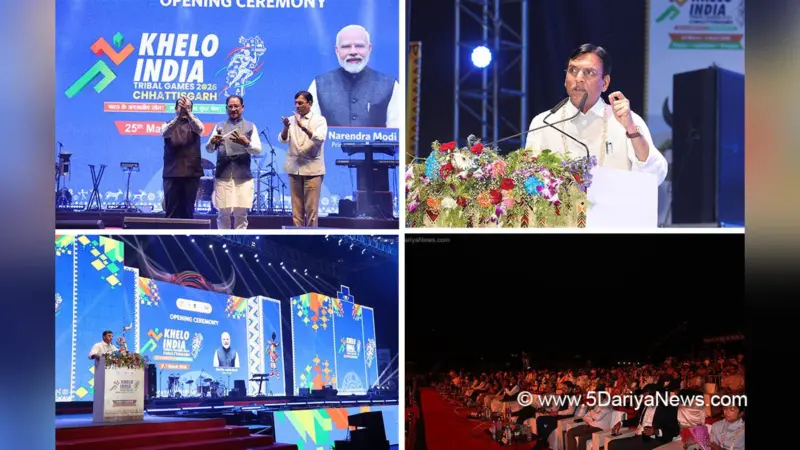 Dr. Mansukh Mandaviya addresses Inaugural Edition of The Khelo India Tribal Games