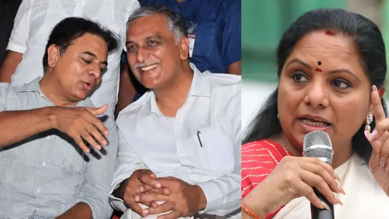 కేటీఆర్, హరీష్ రావు ఏకతాటి మీదికి వచ్చారంటే.. అది కవిత పుణ్యమే!