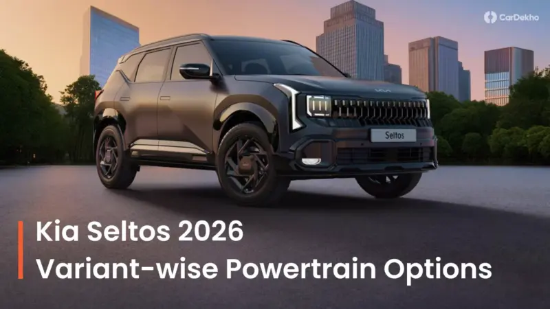 New Kia Seltos 2026 Variant-wise Powertrain Options Detailed
