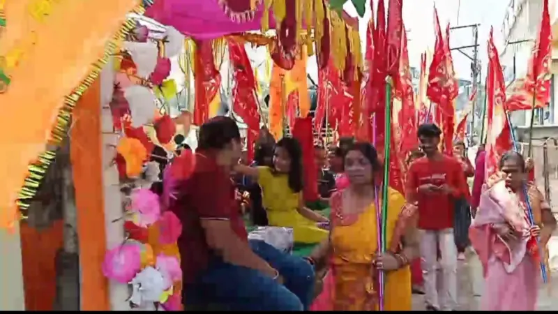 পূজো, যজ্ঞ ও ভোগে মুখর সংকটমোচন মন্দির।