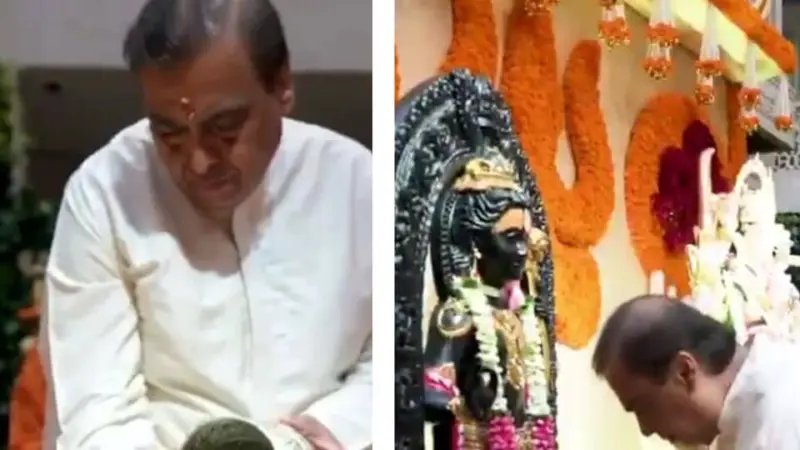 Mukesh Ambani celebrates 69th birthday with family, puja and temple visit in Mumbai