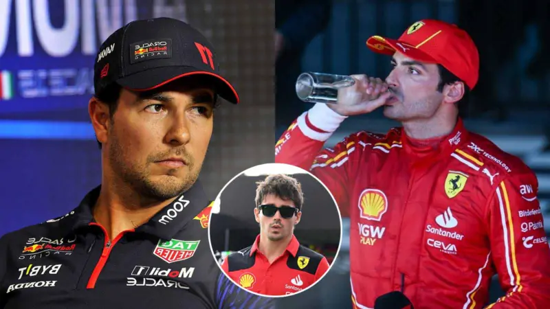 Charles Leclerc labels Carlos Sainz's DNF a 'shame' after last-minute collision with Sergio Perez