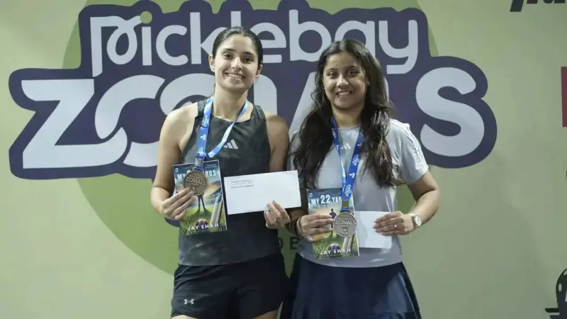Aahana Punjabi and Pranjal Shinde Triumph in Women's Doubles at Picklebay Zonals - West