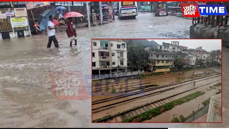 Heavy Rain Floods Guwahati Again: Roads, Train Tracks Submerged; Govt Issues Advisory