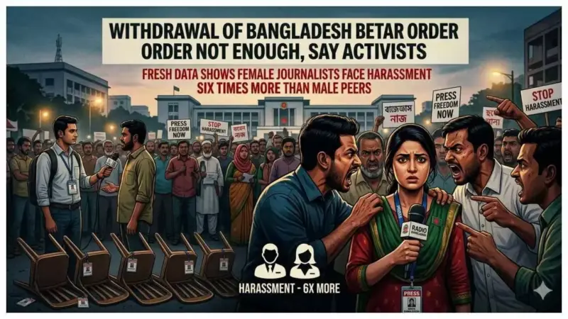 Bangladesh Betar's Dress Code Directive for Female Presenters Draws Sharp Backlash
