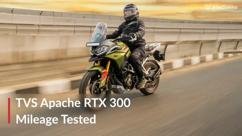 TVS Apache RTX 300: Real-World Mileage Tested