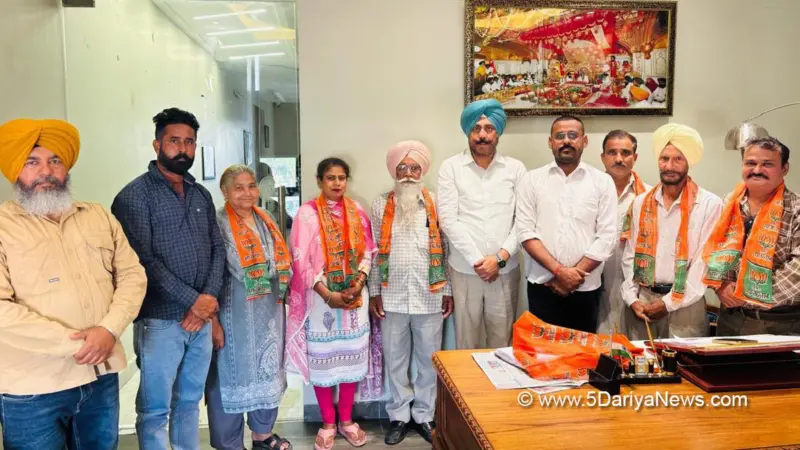 ਸੁਖਵਿੰਦਰ ਸਿੰਘ ਗੋਲਡੀ ਦੀ ਅਗਵਾਈ ਹੇਠ ਭਾਜਪਾ ਨੂੰ ਵੱਡਾ ਸਮਰਥਨ