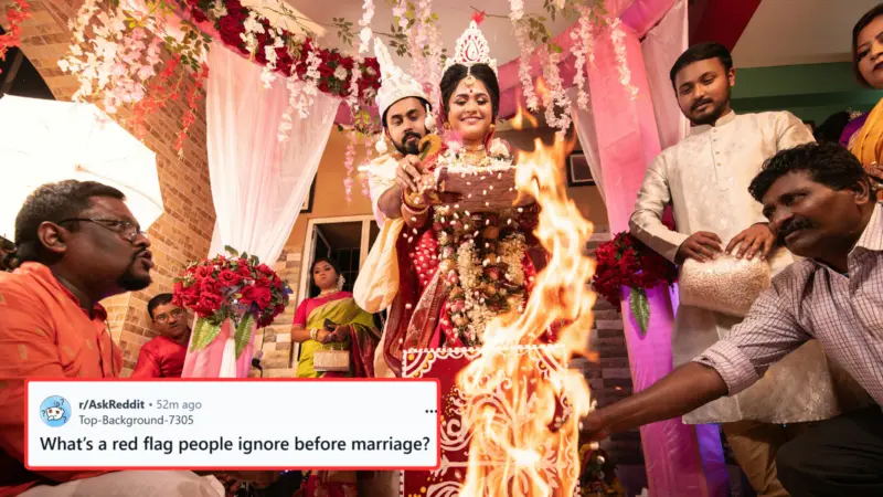 शादी से पहले किन 'रेड फ्लैग' को नजरअंदाज कर देते हैं लोग? इंटरनेट पर पब्लिक ने दिया ओपिनियन