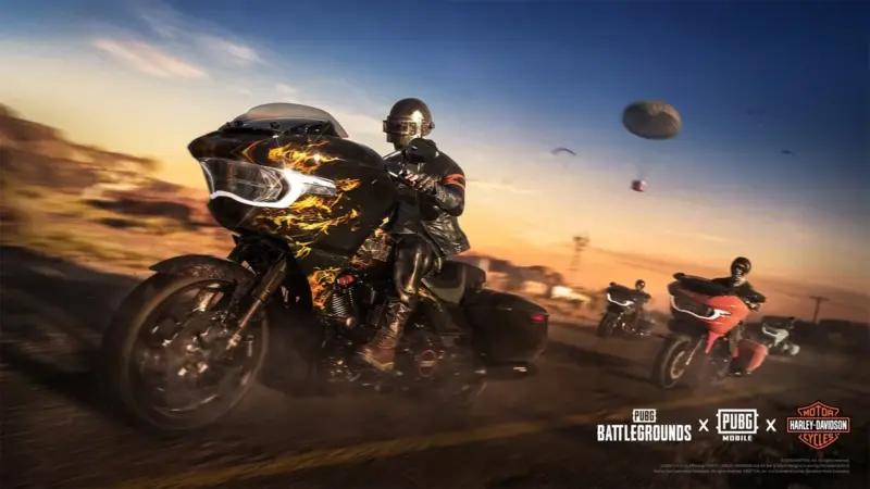PUBG Mobile 4.4 Update Brings Harley-Davidson Collaboration