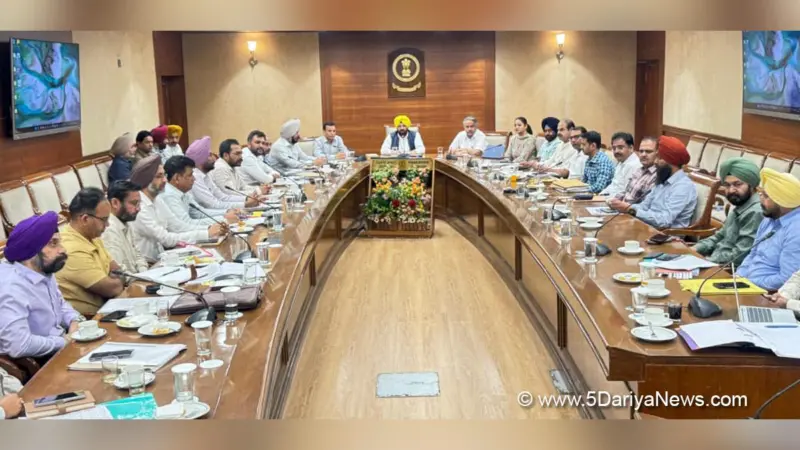 Harbhajan Singh ETO holds review meeting on progress of roads being constructed by PWD