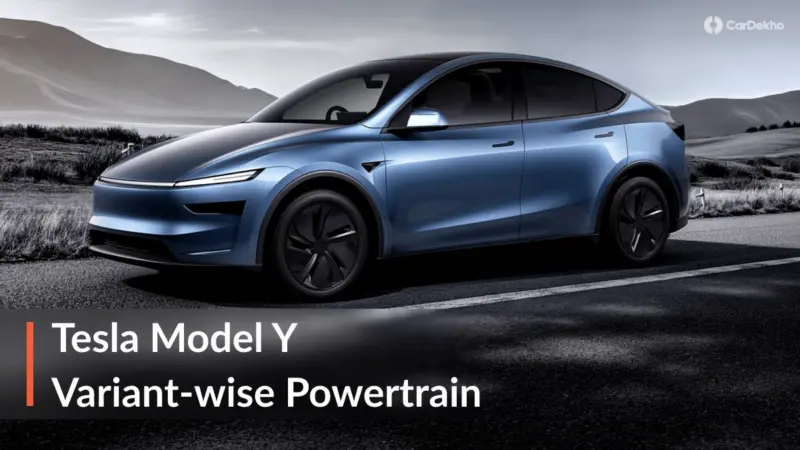 Tesla Model Y Variant-wise Powertrain Options Explained
