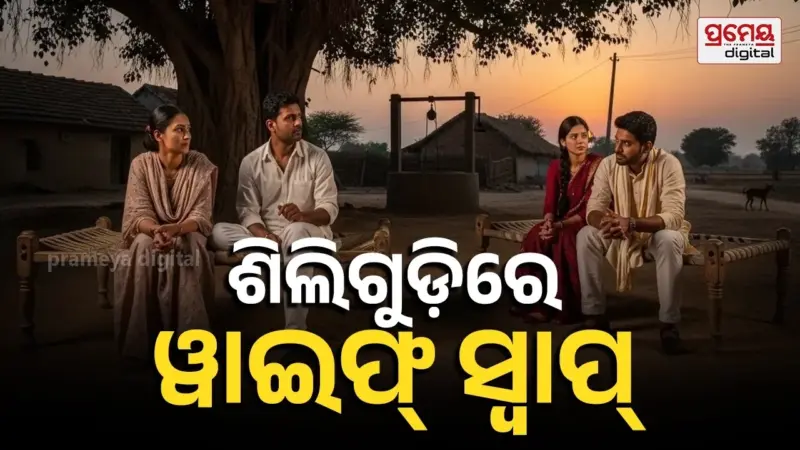Wife swap : ଶିଲିଗୁଡ଼ିରେ ସ୍ତ୍ରୀ ଅଦଳବଦଳ, ରିଲ୍ ନୁହେଁ ରିଅଲ୍ ଲାଇଫ୍ ରେ ୱାଇଫ୍ ସ୍ଵାପ୍