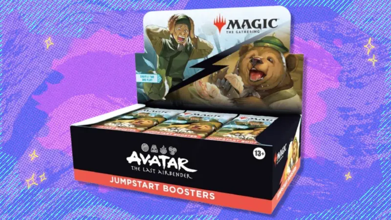 The Magic: The Gathering Avatar The Last Airbender Jumpstart Booster Box is down the market value at Amazon