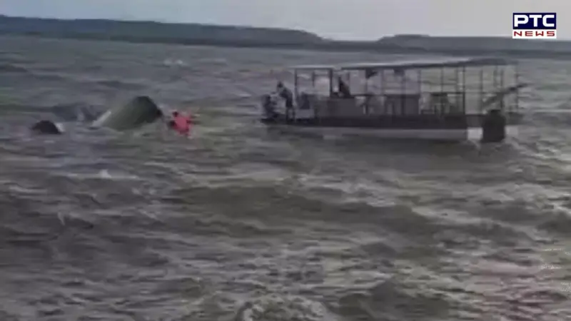 Cruise capsizes in storm at Bargi Dam in Jabalpur; 4 dead, several missing