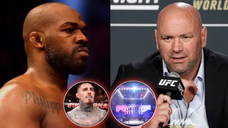 Huge Blow for Jon Jones as Dana White Doubles Down on White House Card Snub After Tom Aspinall Fight Rejection