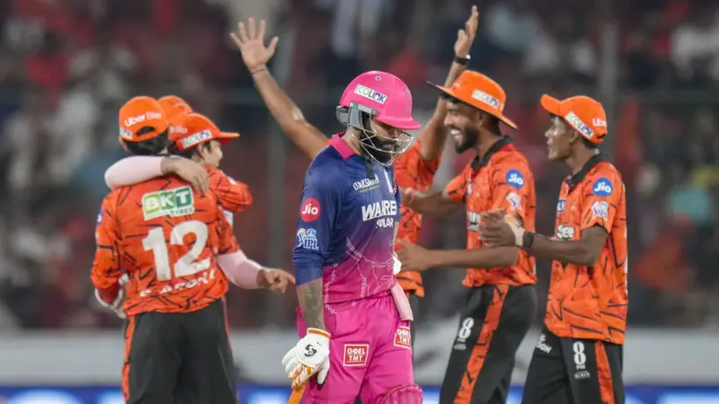 IPL 2026: Hinge, Hussain and Kishan shine as SRH crush RR by 57 runs