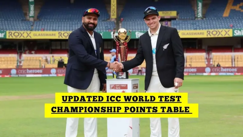 ICC World Test Championship Points Table, WTC Table After IND vs NZ 3rd Test 2024