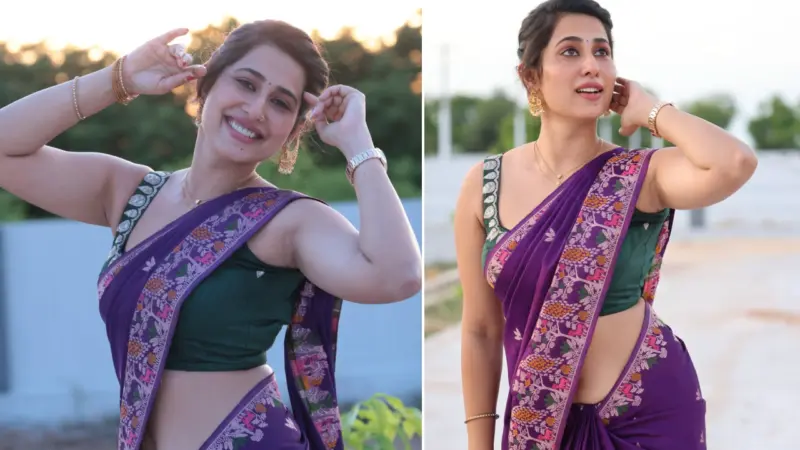 Priya Hegde :  చీరలో మెరిసిపోతున్న సీరియల్ స్టార్‌.. ప్రియా హెగ్డే ఫోటోలు వైరల్‌